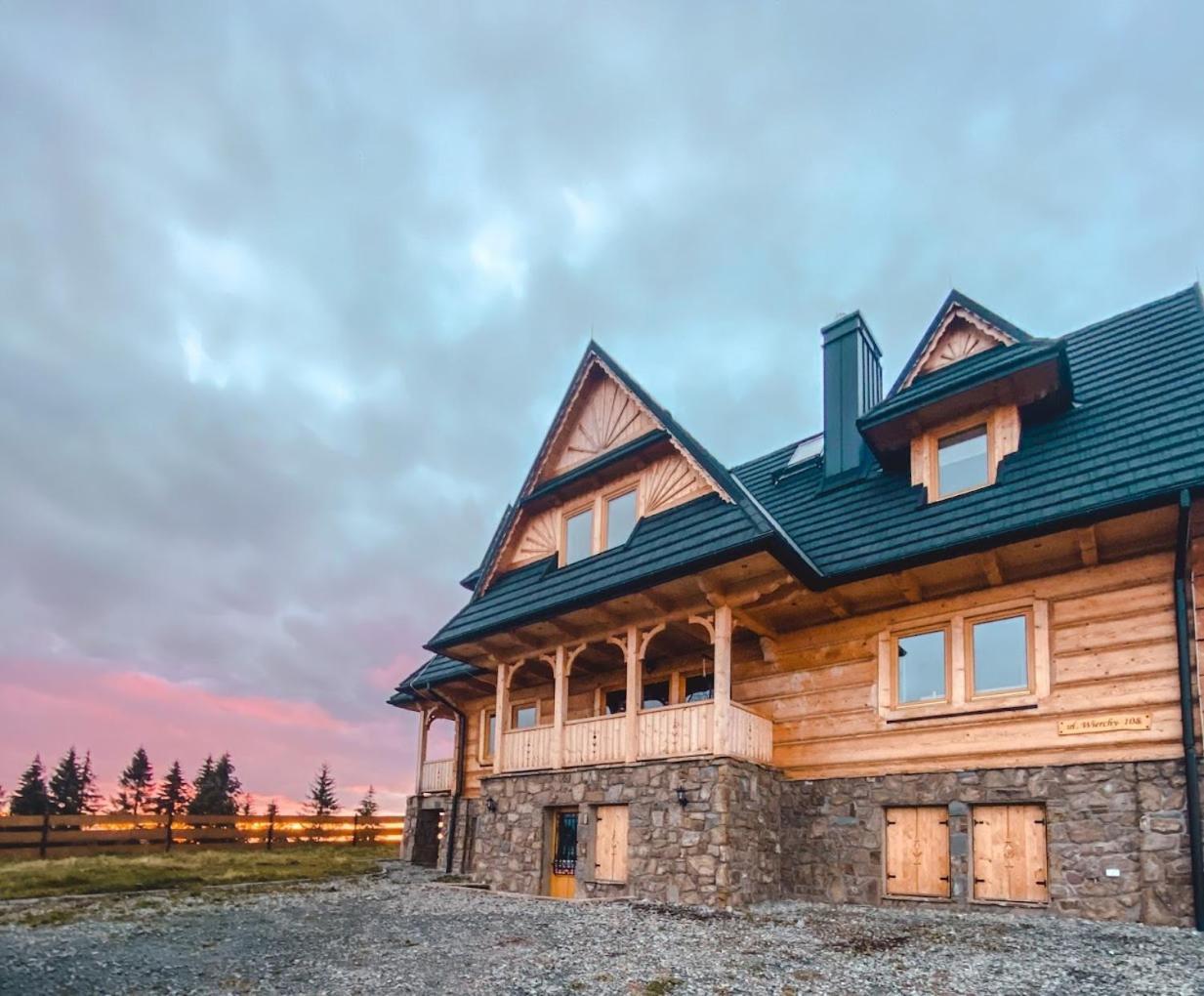 Dom Z Widokiem Na Wierchy - Panorama Na Tatry - Traditional Folk House Gliczarów Екстериор снимка